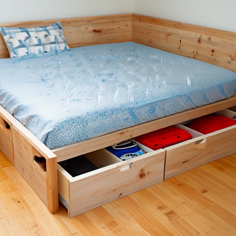 Diy Storage Bed Frame