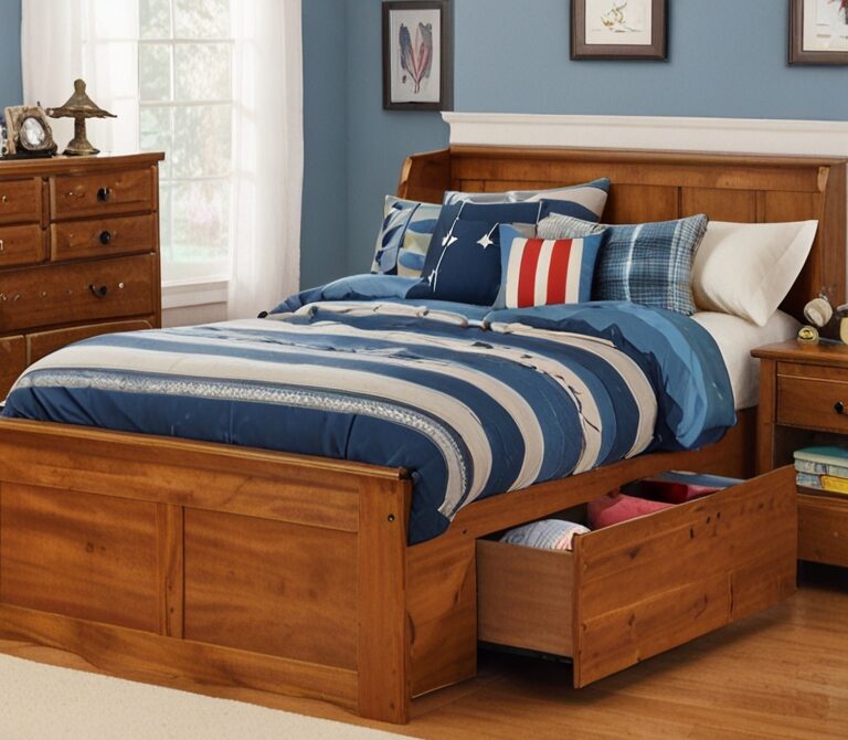 Full-Size Captains Bed